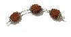 3 Face Rudraksha Combination Chain