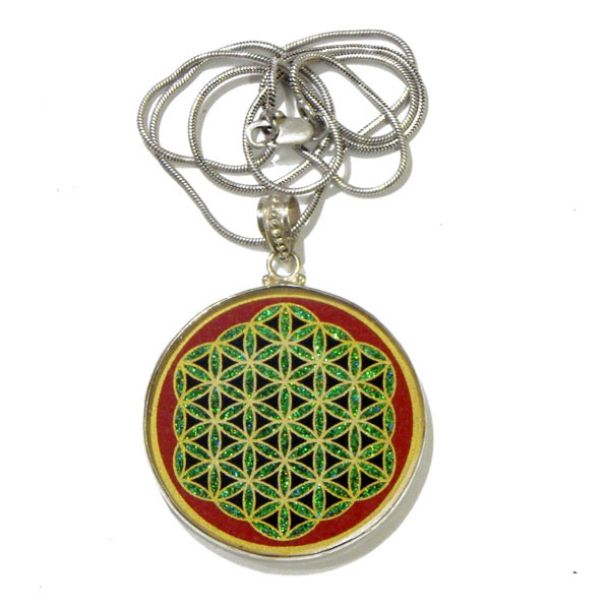 Flower of Life Sacred Geometric Pendant